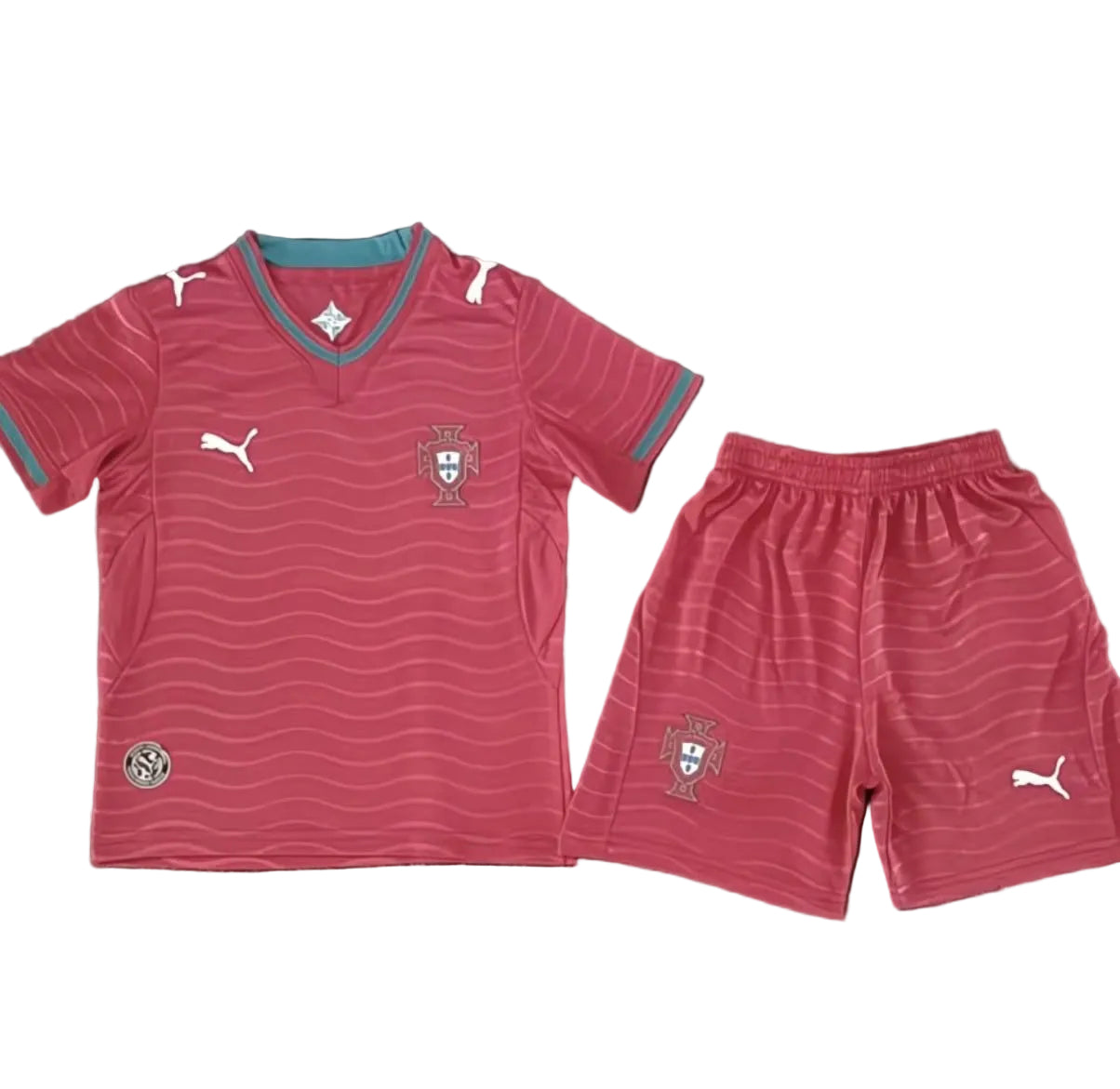 Portugal 2026 Ronaldo #7 Home World Cup 2026 Kit Kids Go Jersey