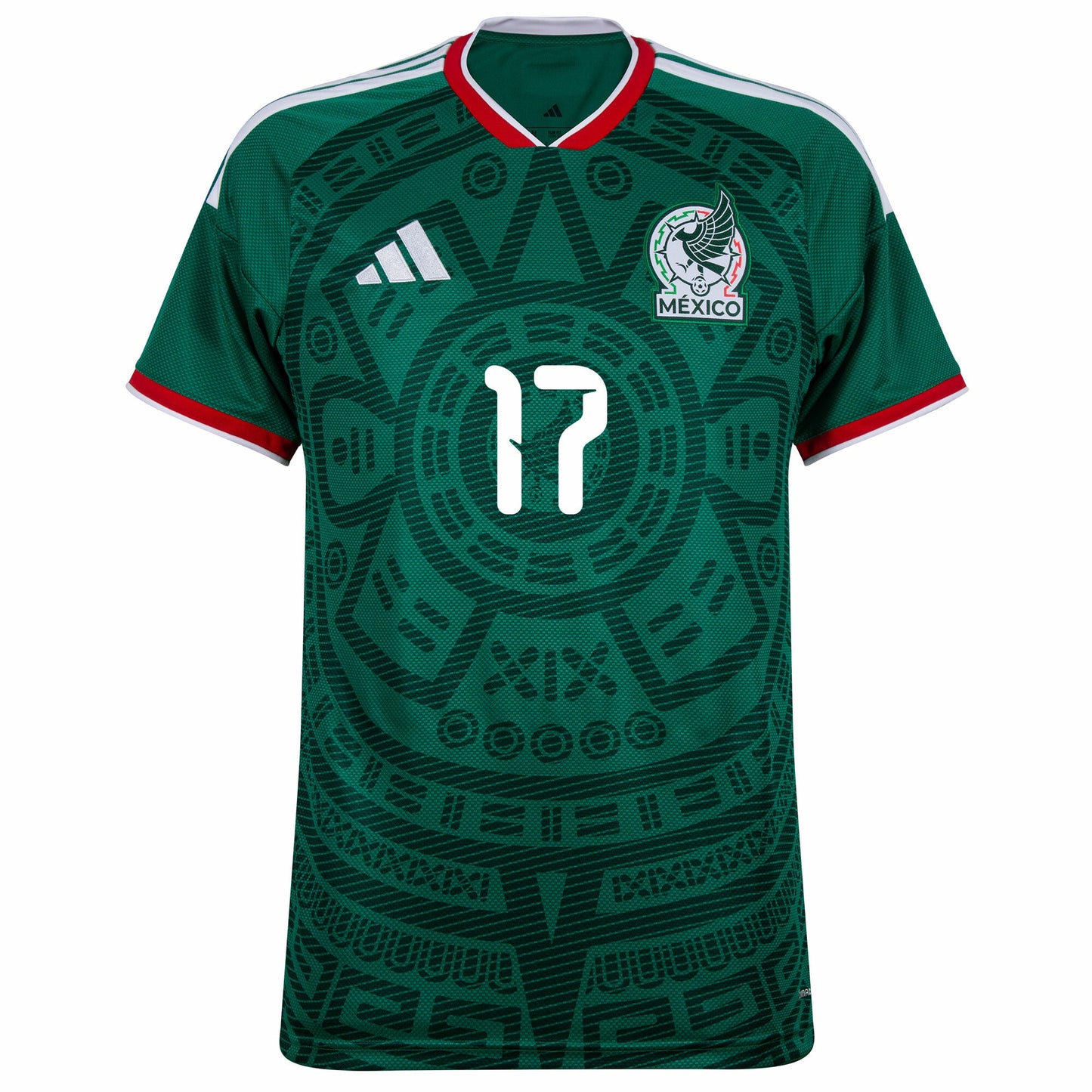 Mexico Home Fan Jersey Pineda 17 Shirt 2026-2027 GoJersey