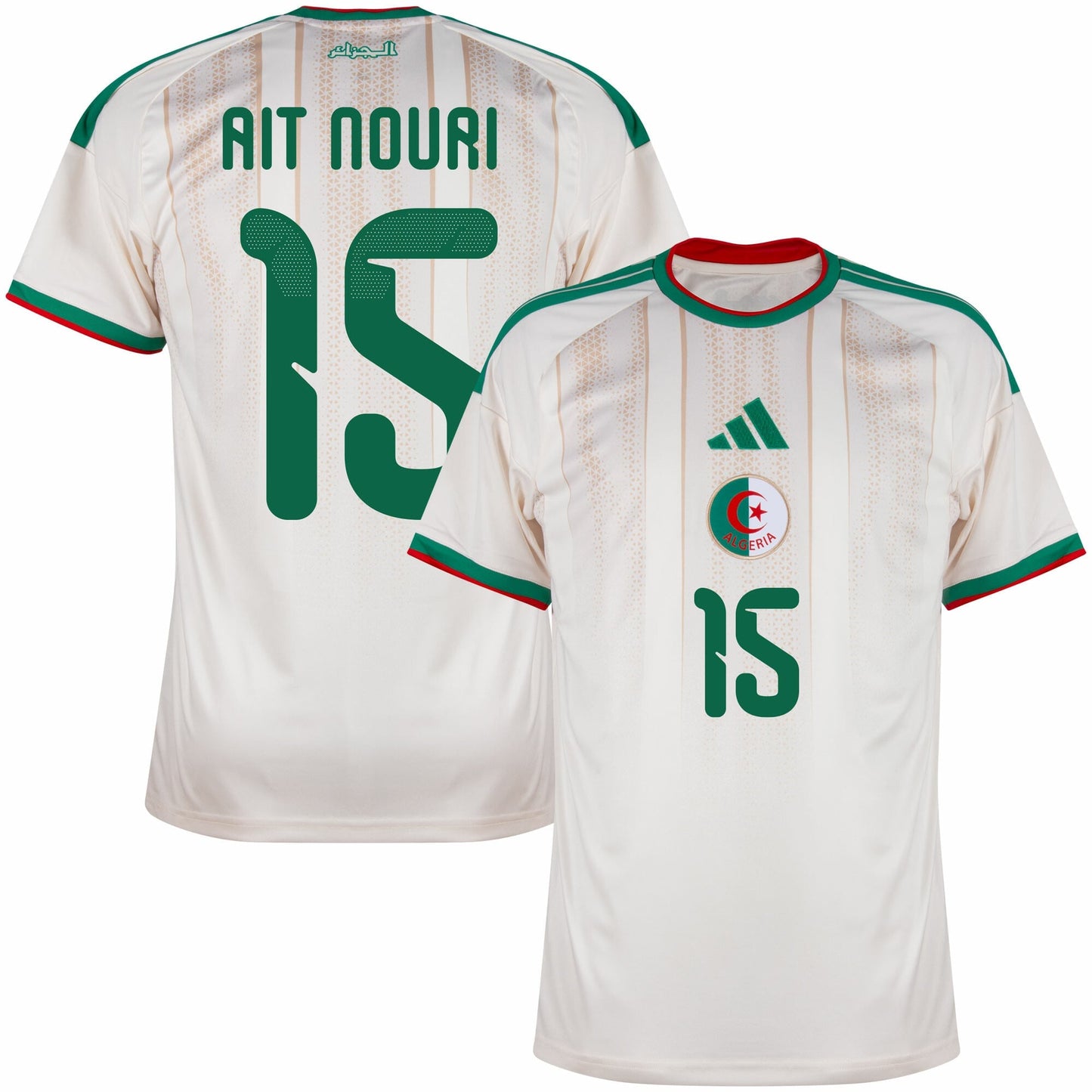 Algeria Home Fan Jersey Ait Nouri 15 Shirt 2026-2027 GoJersey