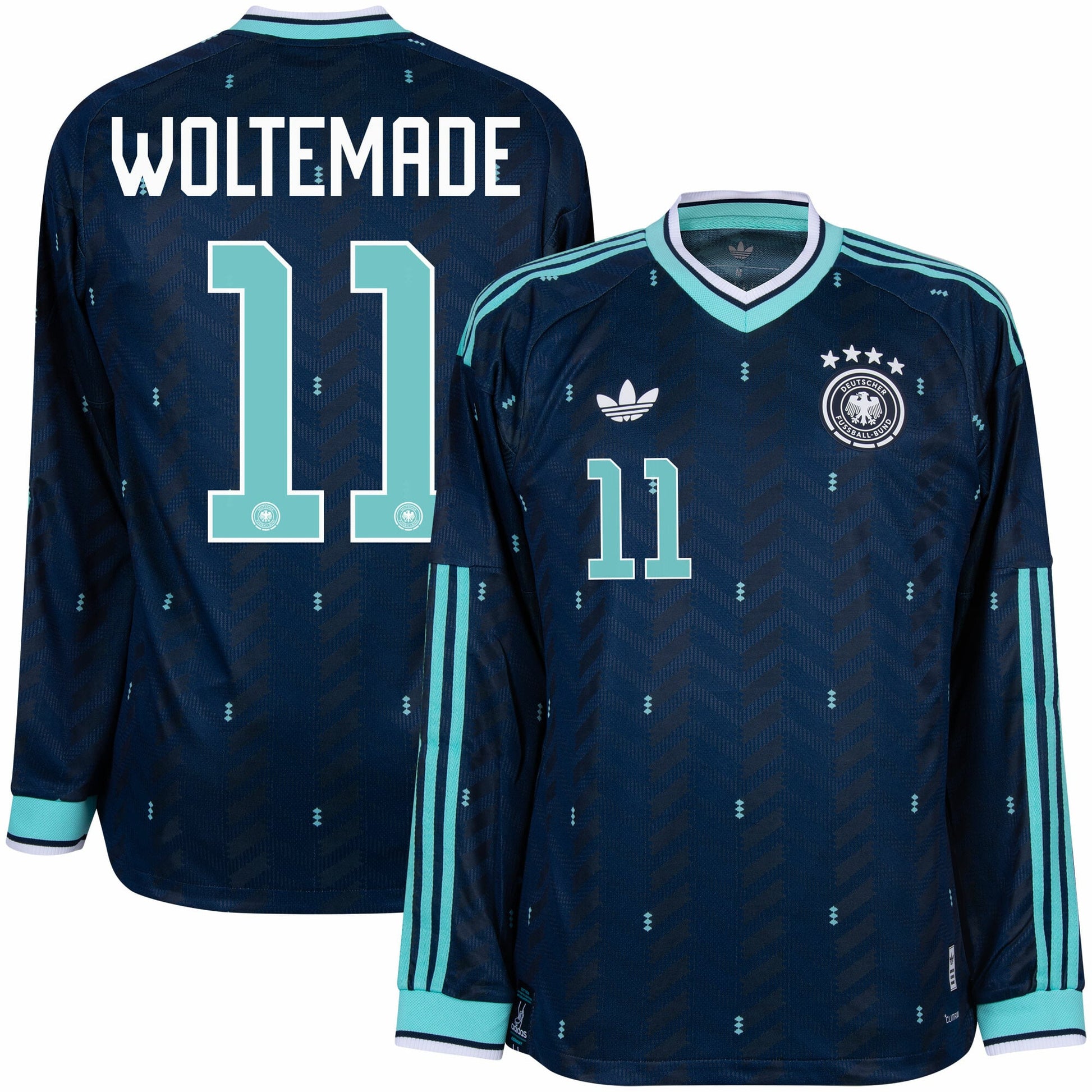 Germany Player Version Away L/S Woltemade 11 Shirt 2026-2027 GoJersey