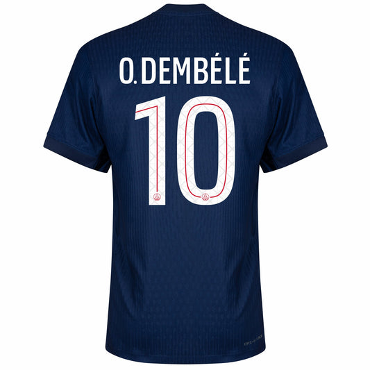 PSG Dri-Fit ADV Match Home O.Dembélé 10 Fan Jersey Shirt 2025-2026 (Champions League) Go Jersey