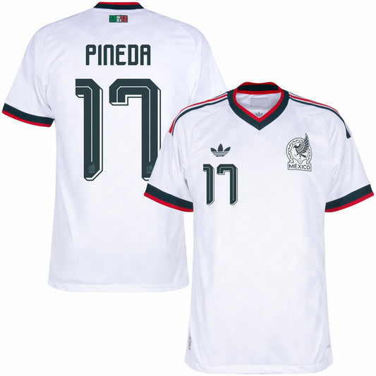 Mexico Player Version Away Pineda 17 Shirt 2026-2027 GoJersey