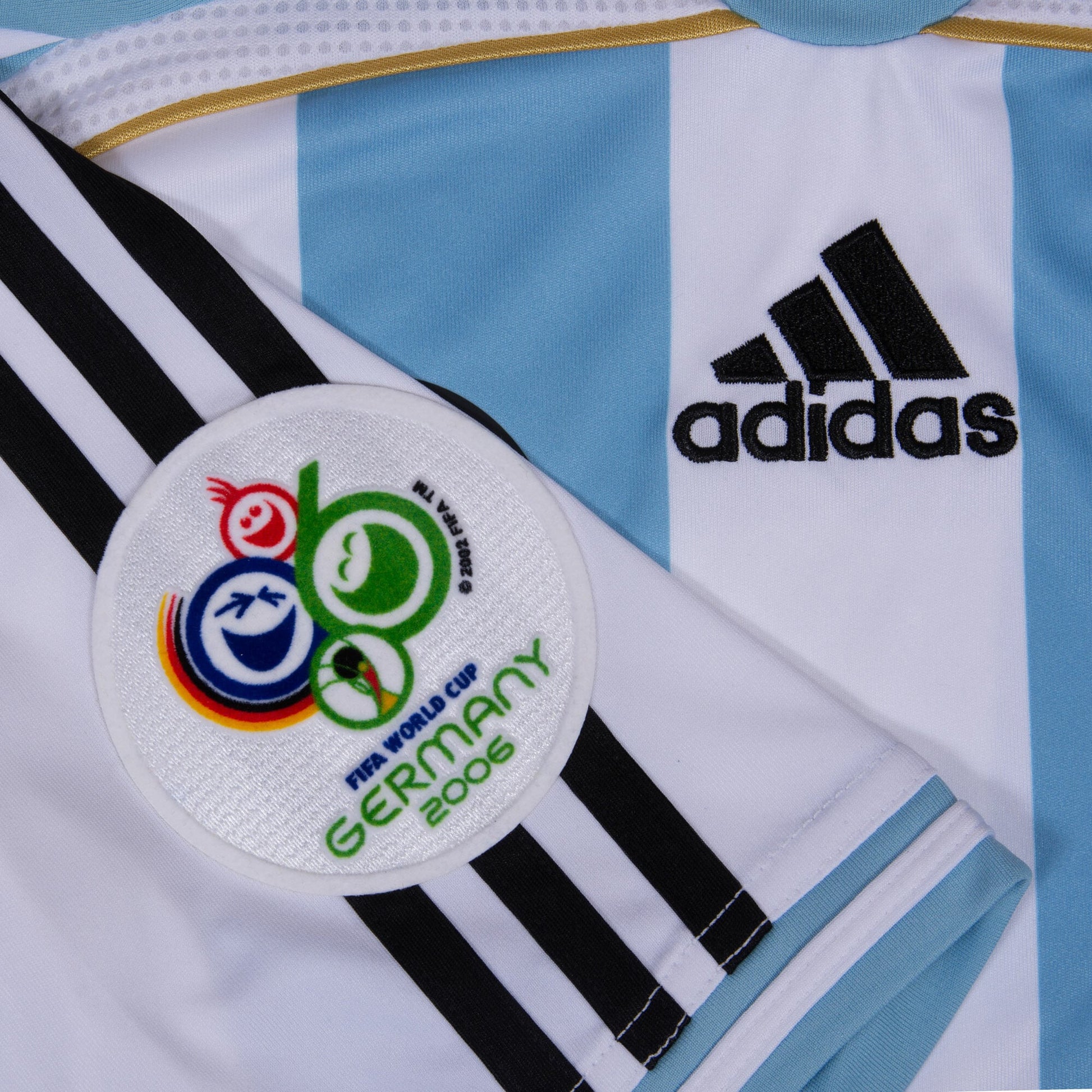 Argentina Home Messi 19 Shirt 2006 (Reissue) incl. FIFA World Cup 2006 Patch Go Jersey