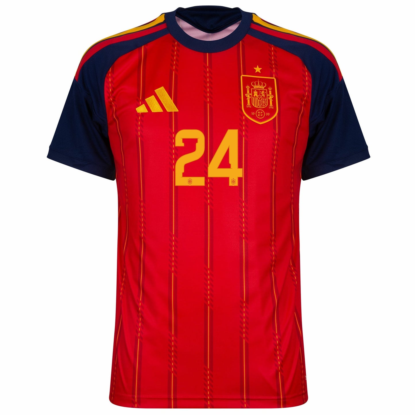 Spain Home Cucurella 24 Fan Jersey 2026-2027 World Cup Go Jersey