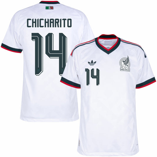 Mexico Player Version Away Chicharito 14 Shirt 2026-2027 GoJersey
