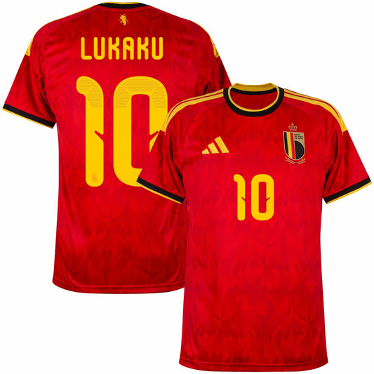 Belgium Home Fan Jersey Lukaku 10 Shirt 2026-2027 GoJersey