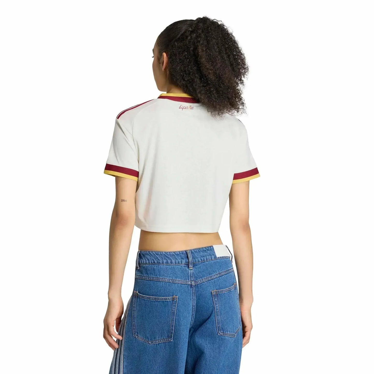 Spain Women's Away Cropped Soccer Jersey World cup 2026