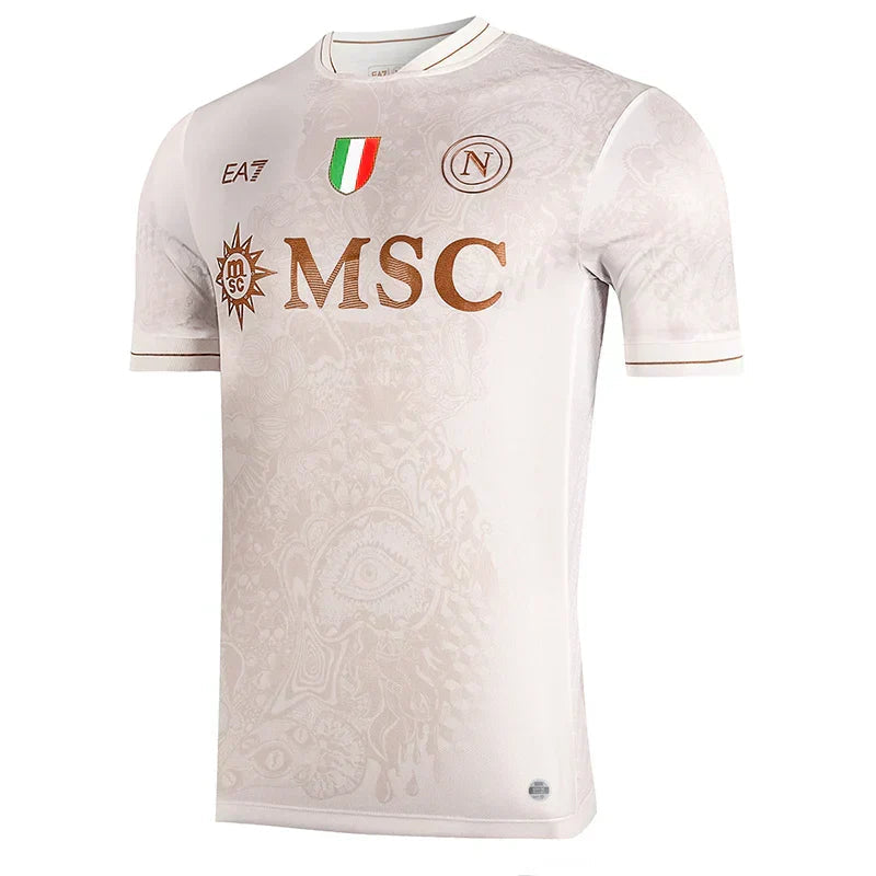 Jersey Napoli 2025/26 II Fan EA7 Man Begê Go Jersey