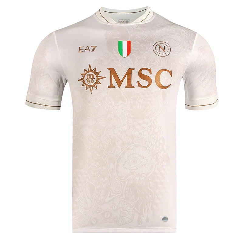 Jersey Napoli 2025/26 II Fan EA7 Man Begê Go Jersey