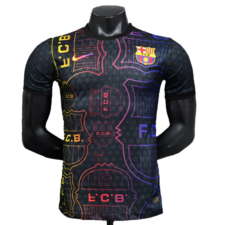 Barcelona 25/26 Special Edition Jersey - Black, Yellow and Red - Player Version Go Jersey