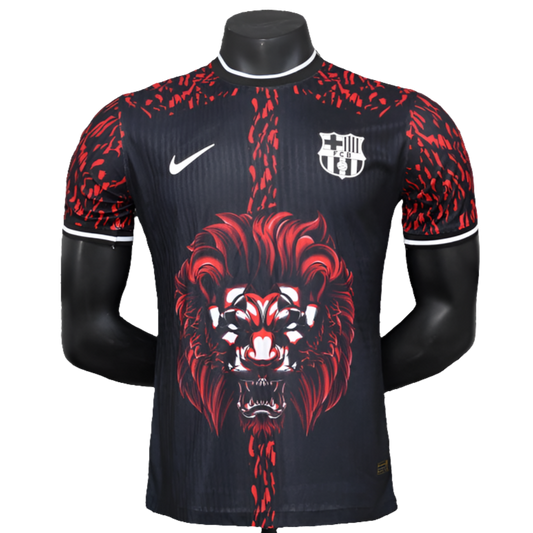 Barcelona 25/26 Lion Edition Jersey - Red - Player Version Go Jersey