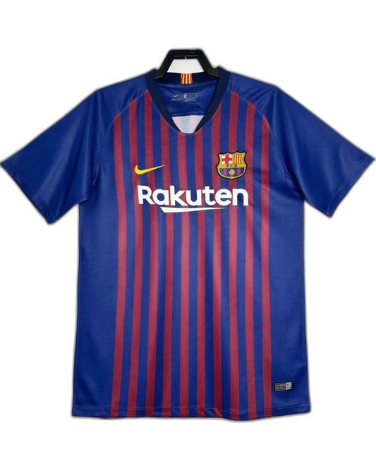 Barcelona 18/19 I Home Jersey - Retro Version Go Jersey