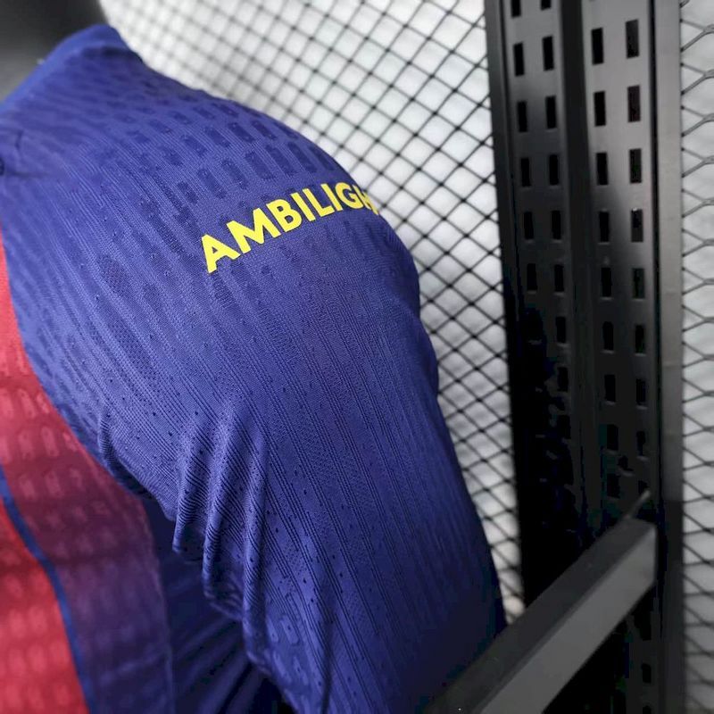 Barcelona 25/26 Home Player Jersey - Long Sleeve Go Jersey