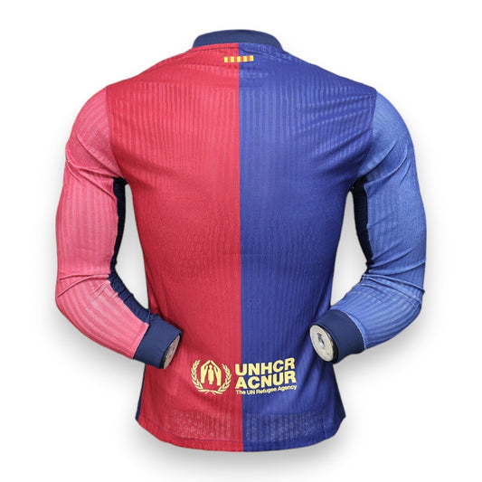 Barcelona Home Player Jersey X Travis Scott - Long Sleeve Go Jersey