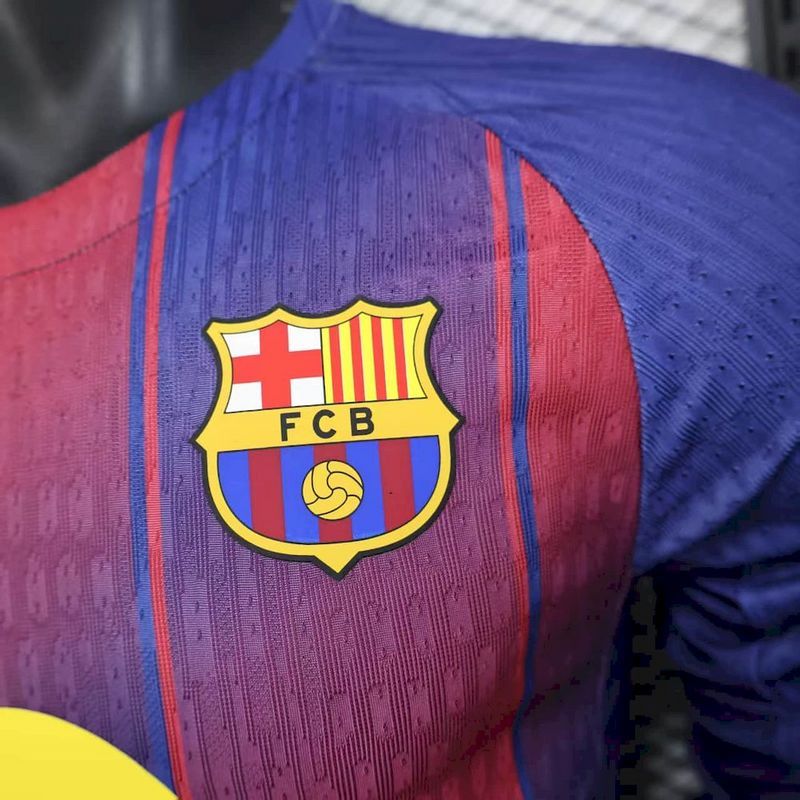 Barcelona 25/26 Home Player Jersey - Long Sleeve Go Jersey