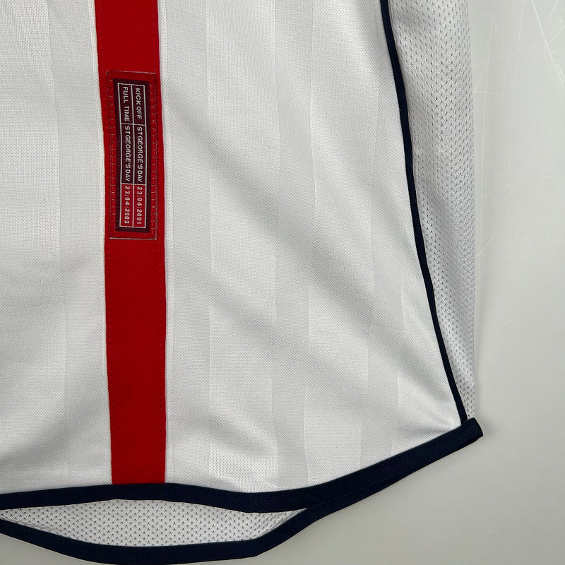 Inglaterra home 2002 Retro Go Jersey
