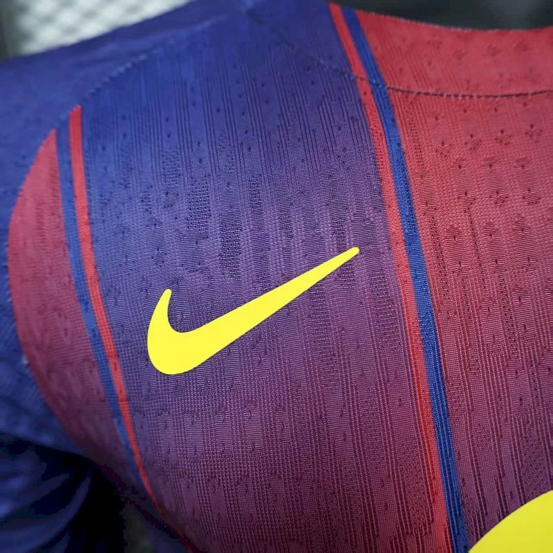 Barcelona 25/26 Home Player Jersey - Long Sleeve Go Jersey
