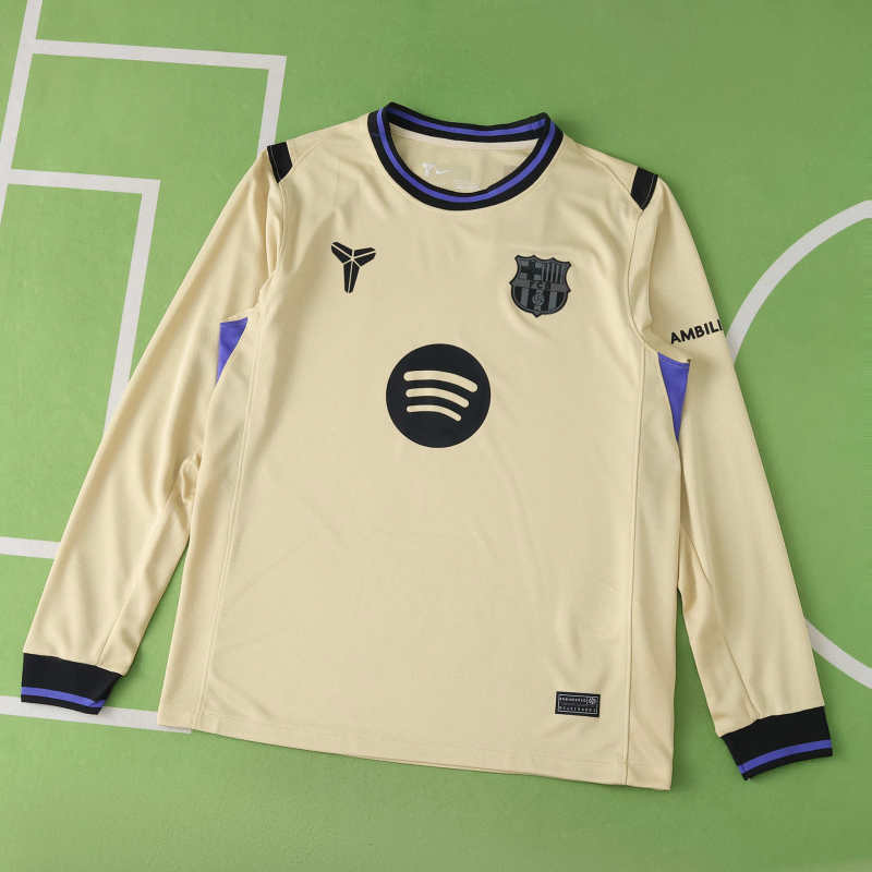 Barcelona x Kobe Bryant 25/26 Away Jersey - Long Sleeve Go Jersey
