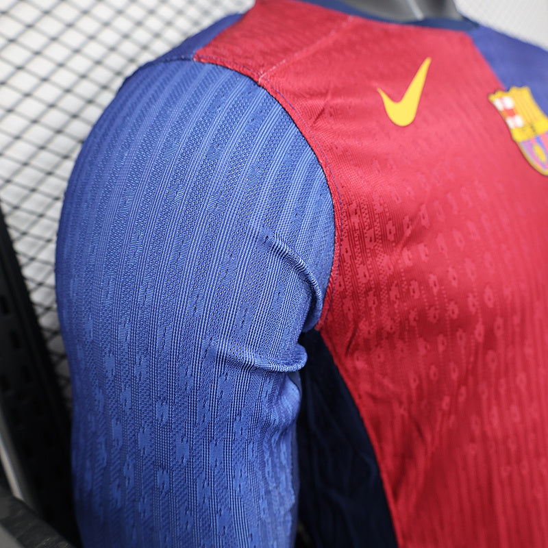 Barcelona Home Player Jersey X Travis Scott - Long Sleeve Go Jersey