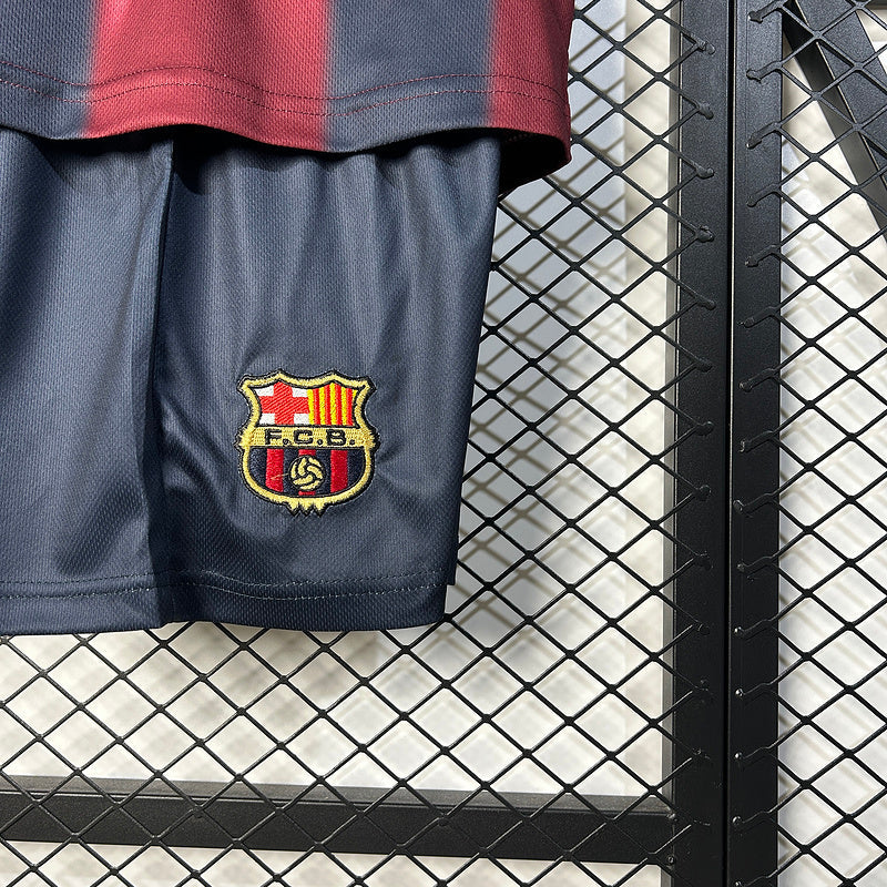 Kids Travis Scott x FC Barcelona Retro Kit 2000/01 Home Skeleton Go Jersey