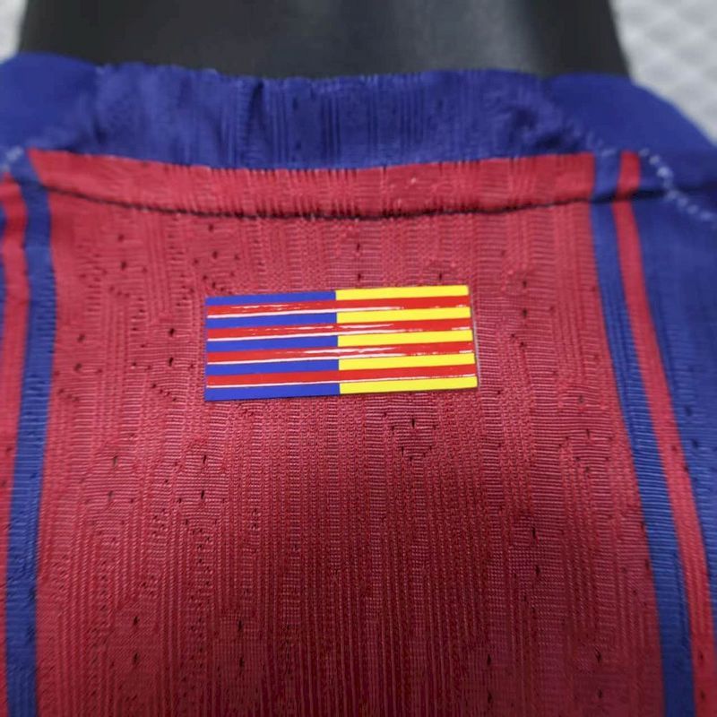 Barcelona 25/26 Home Player Jersey - Long Sleeve Go Jersey