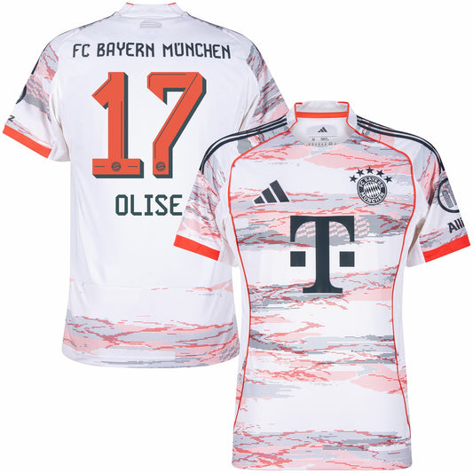 Bayern Munich Away Olise 17 Fan Jersey Shirt 2025-2026 GoJersey