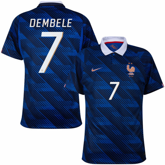 France Home Dembele 7 Fan Jersey 2026-2027 World Cup Go Jersey