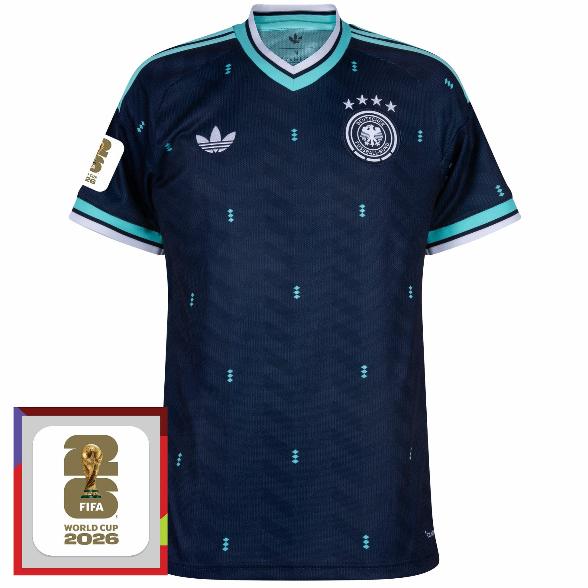 Germany Away Fan Jersey 2026-2027 World Cup 2026 Patch Go Jersey