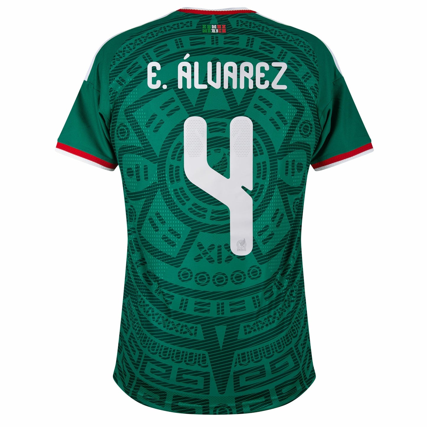 Mexico Player Version Home E. Álvarez 4 Shirt 2026-2027 GoJersey