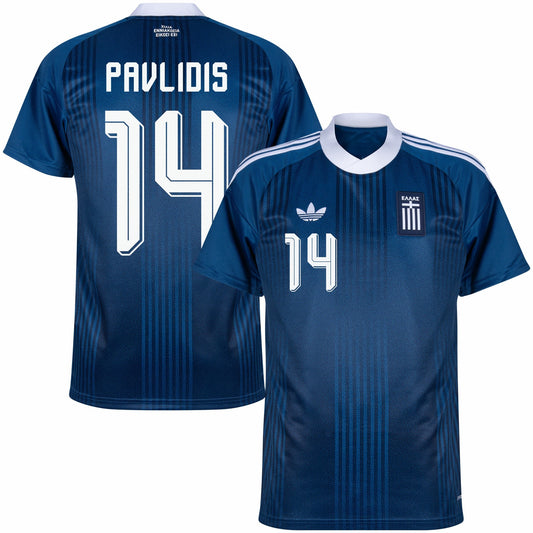 Greece Away Pavlidis 14 Shirt 2026-2027 GoJersey