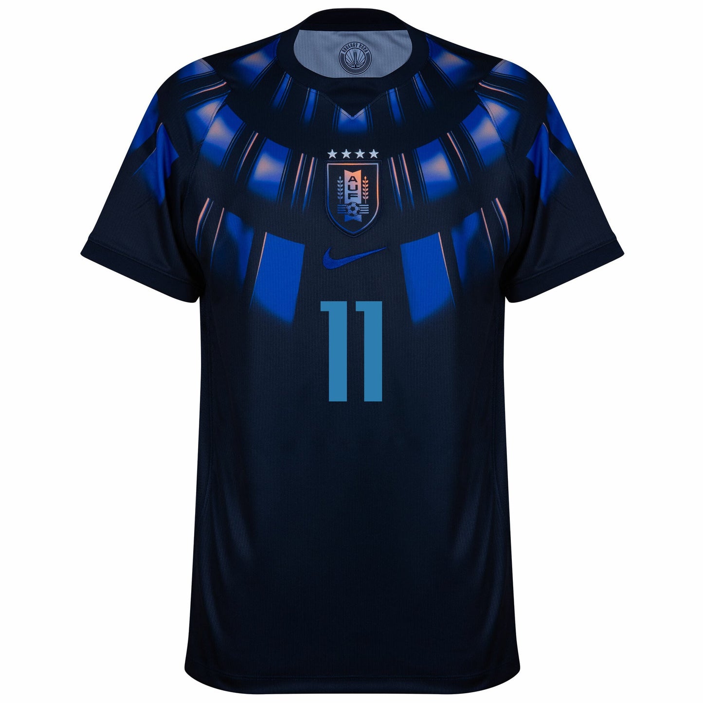 Uruguay Away D. Nunez 11 Fan Jersey Shirt 2026-2027 (Fan Style Printing) Go Jersey