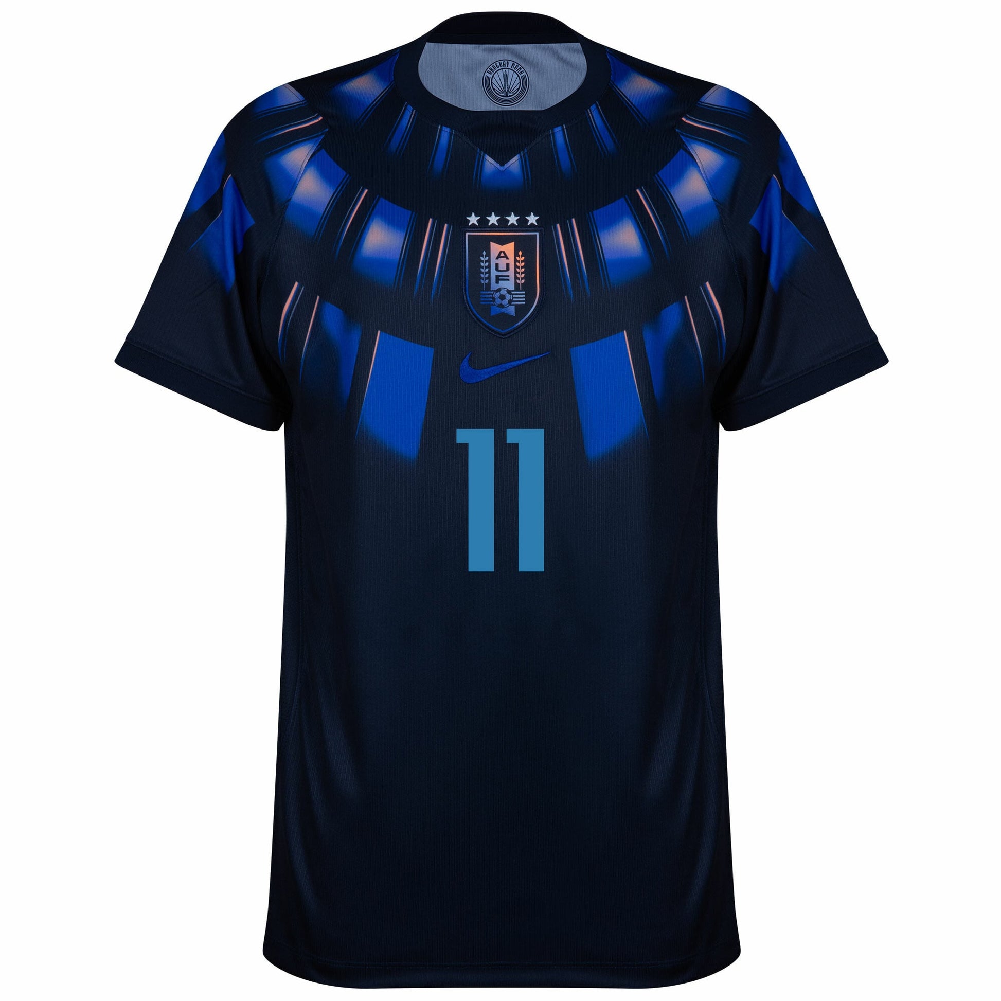 Uruguay Away D. Nunez 11 Fan Jersey Shirt 2026-2027 (Fan Style Printing) Go Jersey