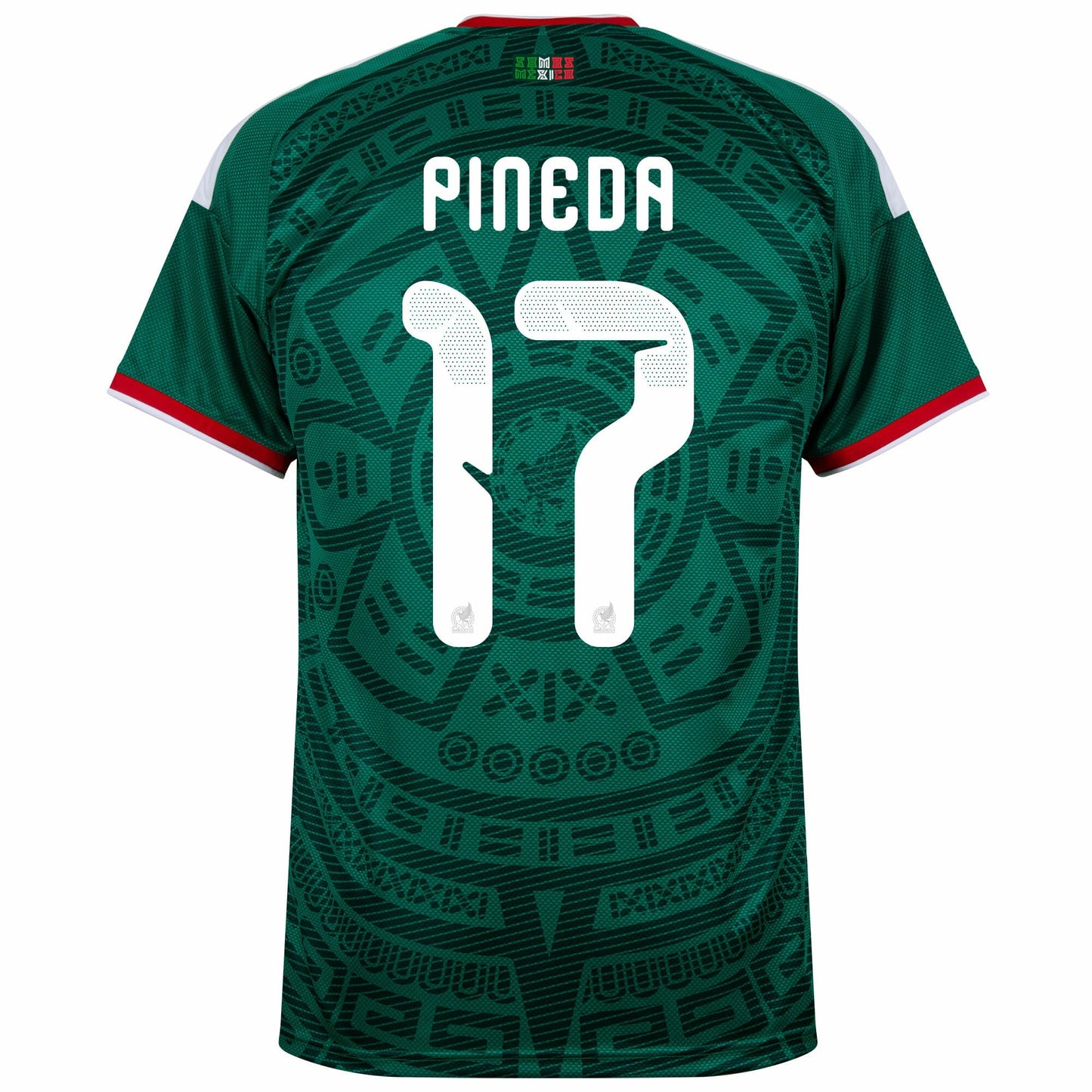 Mexico Home Fan Jersey Pineda 17 Shirt 2026-2027 GoJersey