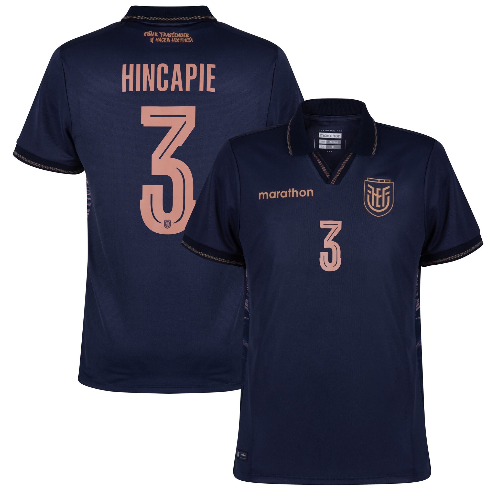 Ecuador Away Hincapie 3 Fan Jersey Shirt 2026-2027 Go Jersey