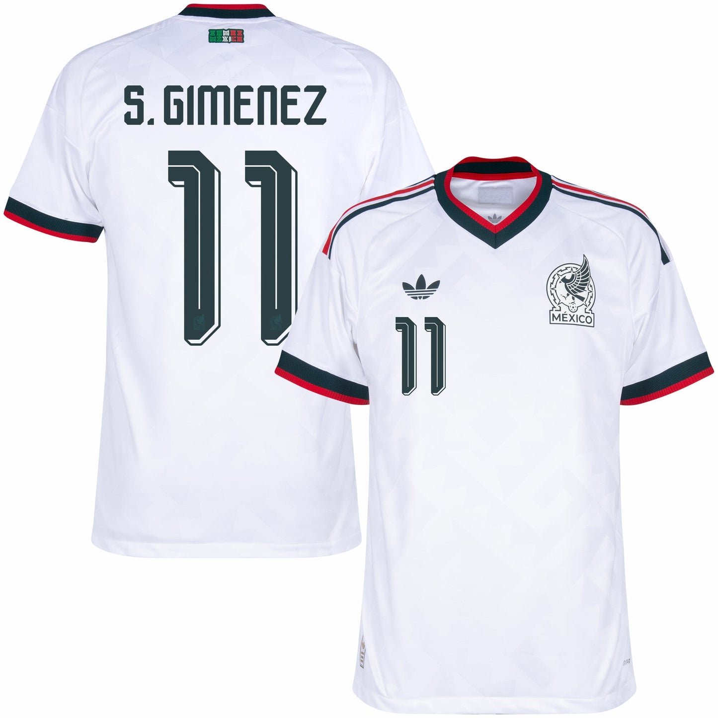 Mexico Player Version Away S. Gimenez 11 Shirt 2026-2027 GoJersey