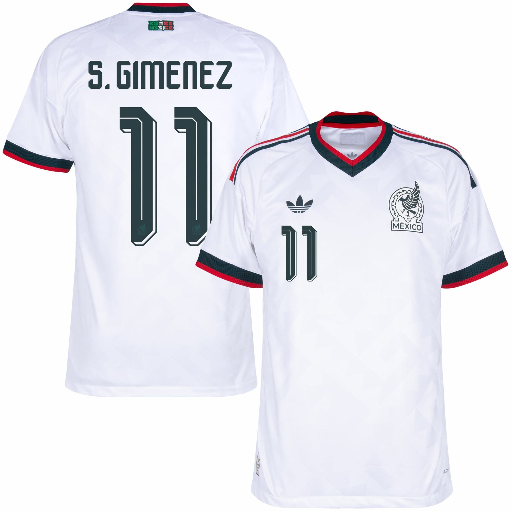 Mexico Player Version Away S. Gimenez 11 Shirt 2026-2027 GoJersey