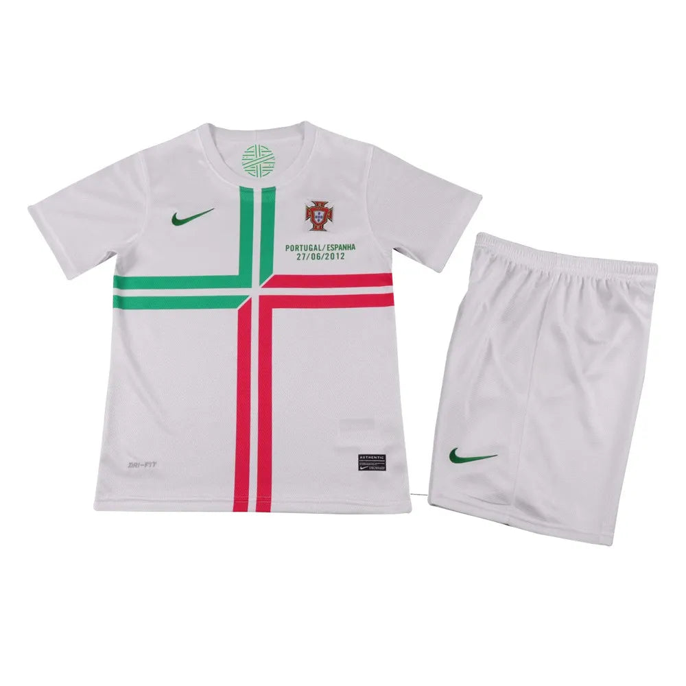 Kids Retro Portugal Away Jersey 2012 Go Jersey