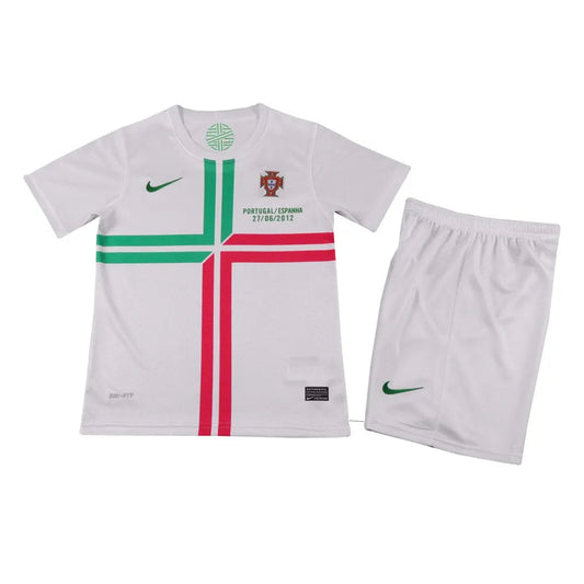 Kids Retro Portugal Away Jersey 2012 Go Jersey
