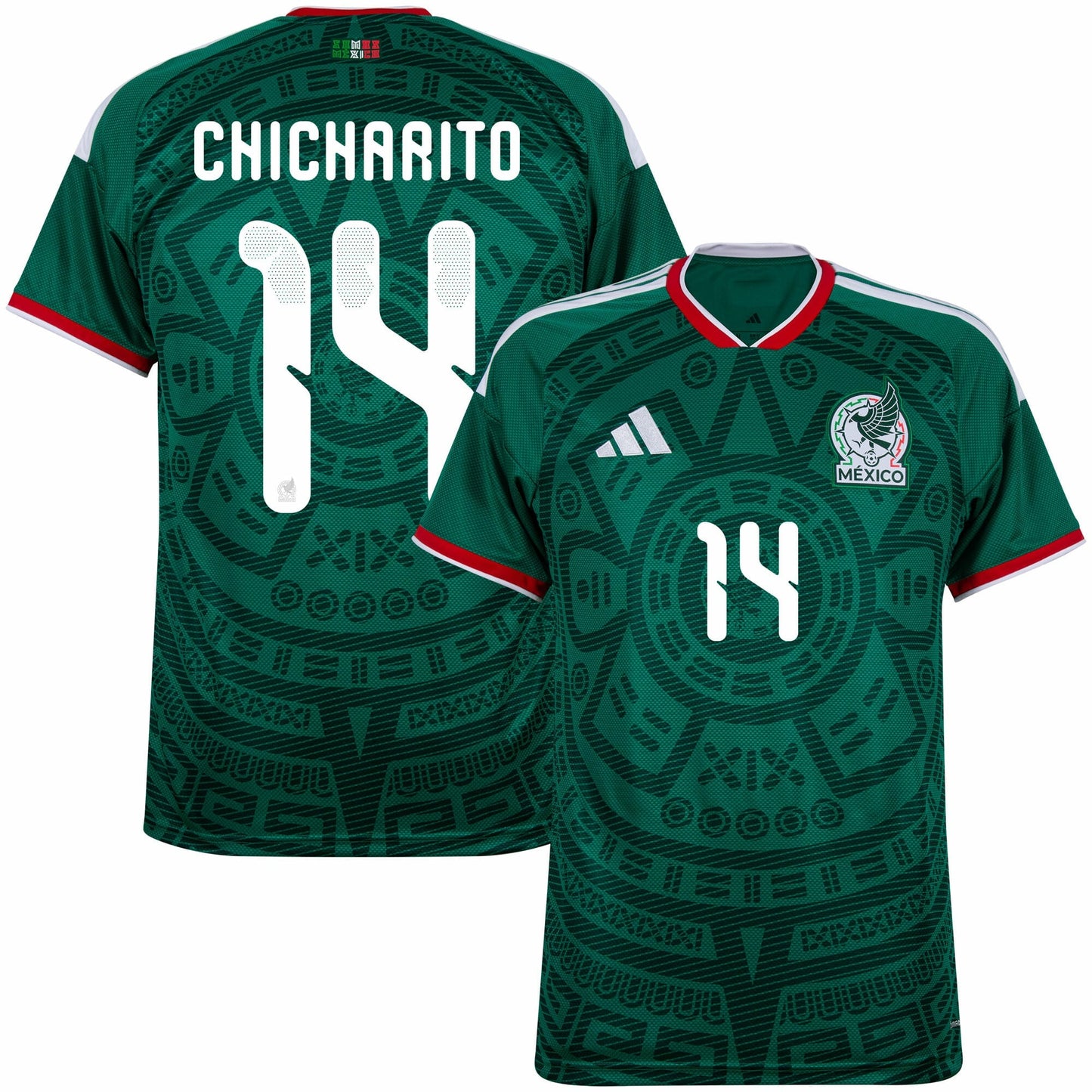 Mexico Home Fan Jersey Chicharito 14 Shirt 2026-2027 GoJersey