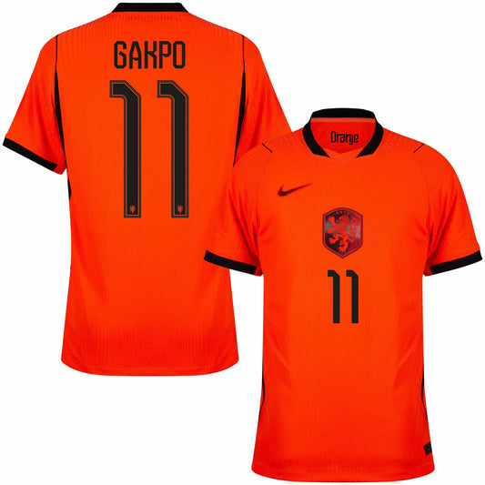 Holland Aero-Fit Match Home Fan Jersey Gakpo 11 Shirt 2026-2027 GoJersey