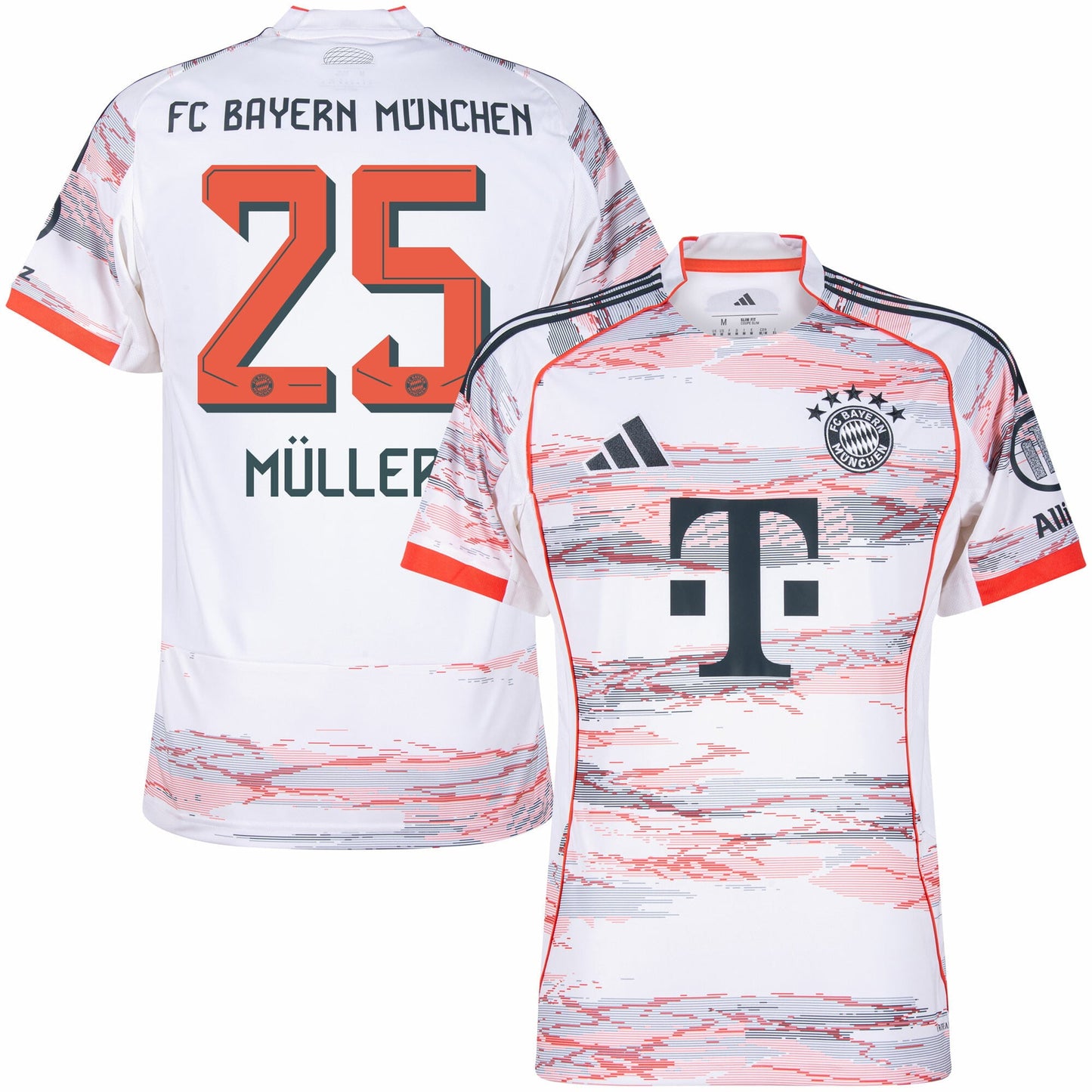 Bayern Munich Away Müller 25 Fan Jersey Shirt 2025-2026 GoJersey