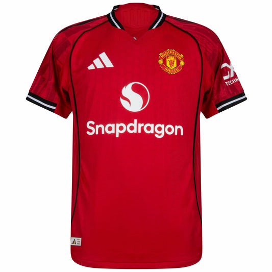 Man Utd Player Version Home Shirt 2025-2026 GoJersey