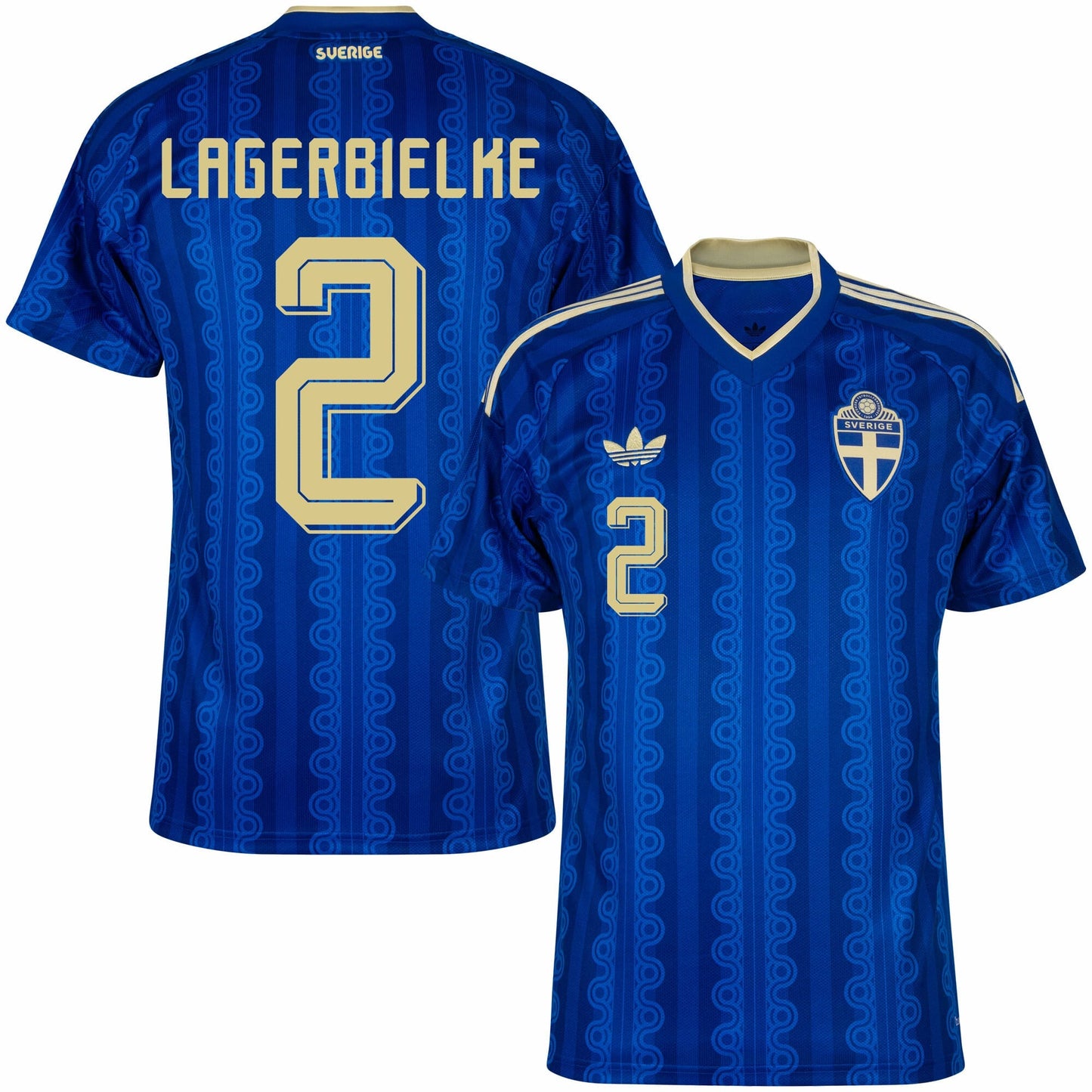 Sweden Home Lagerbielke 2 Fan Jersey 2026-2027 GoJersey