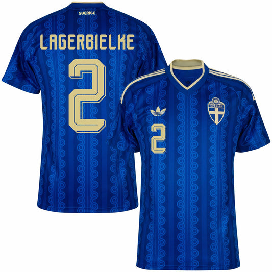 Sweden Home Lagerbielke 2 Fan Jersey 2026-2027 GoJersey