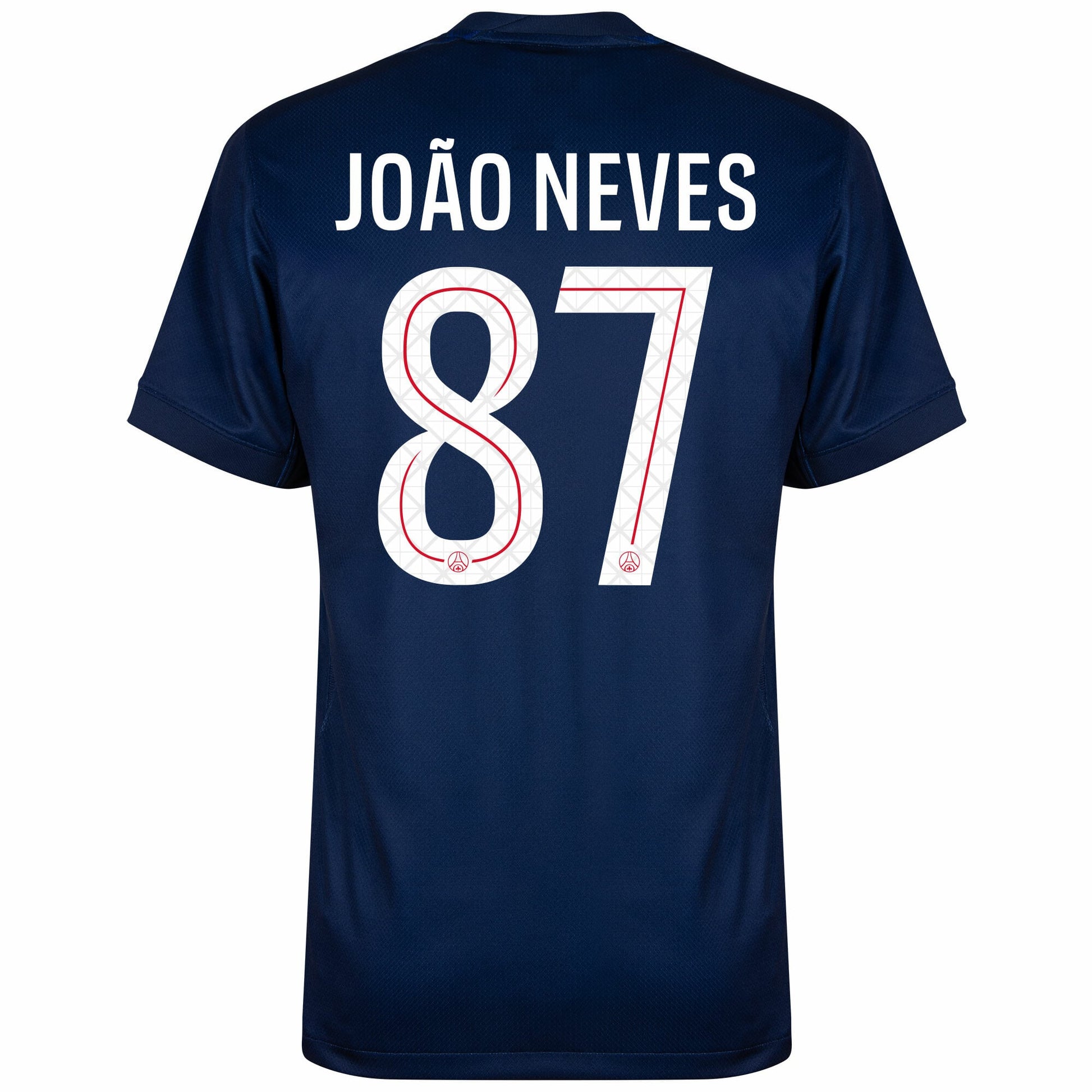 PSG Home João Neves 87 Fan Jersey Shirt 2025-2026 (Champions League) Go Jersey