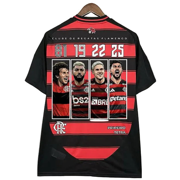 Flamengo 2026 Home - Custom Primeiro Tetra - Fan Version Go Jersey
