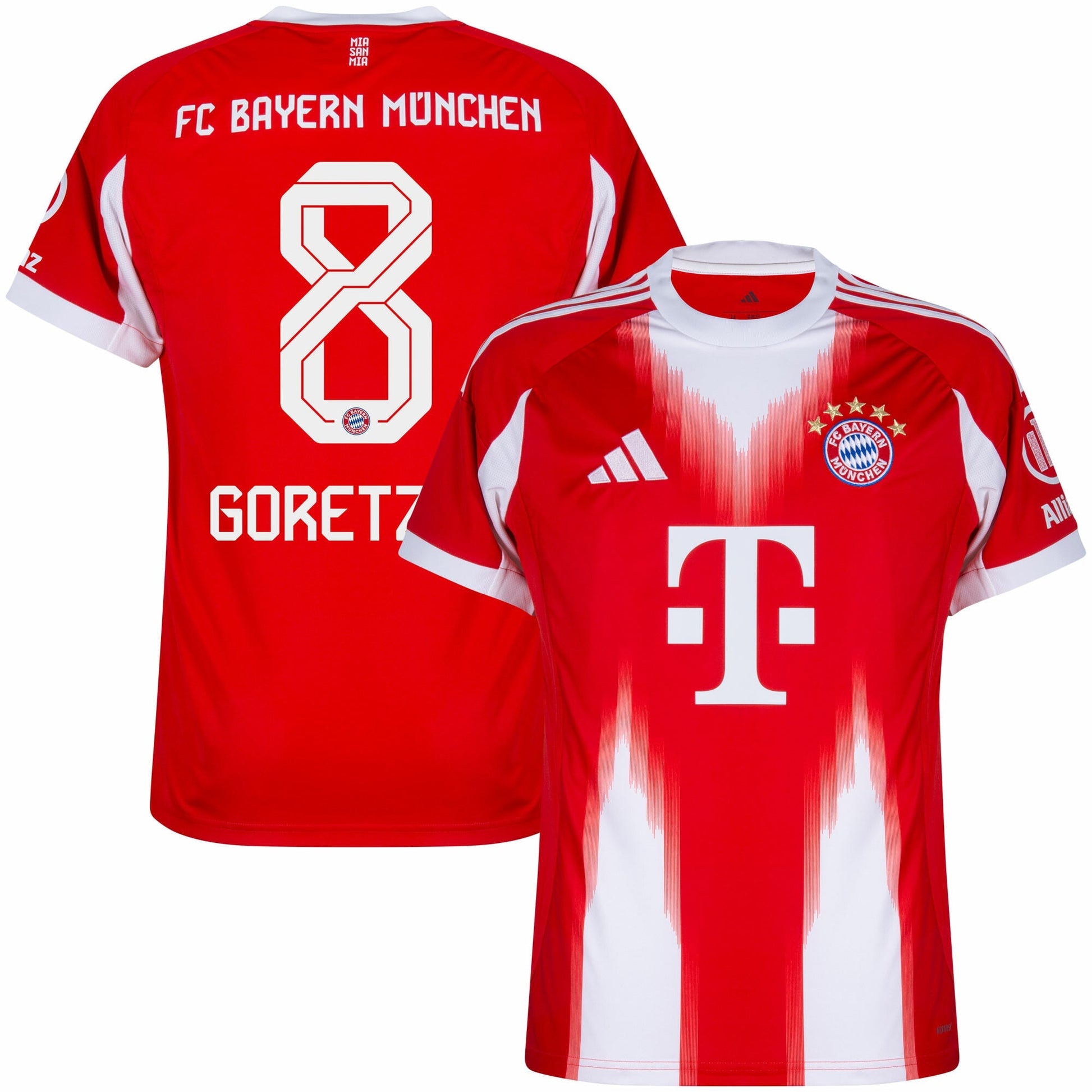 Bayern Munich Home Goretzka 8 Fan Jersey Shirt 2025-2026 GoJersey