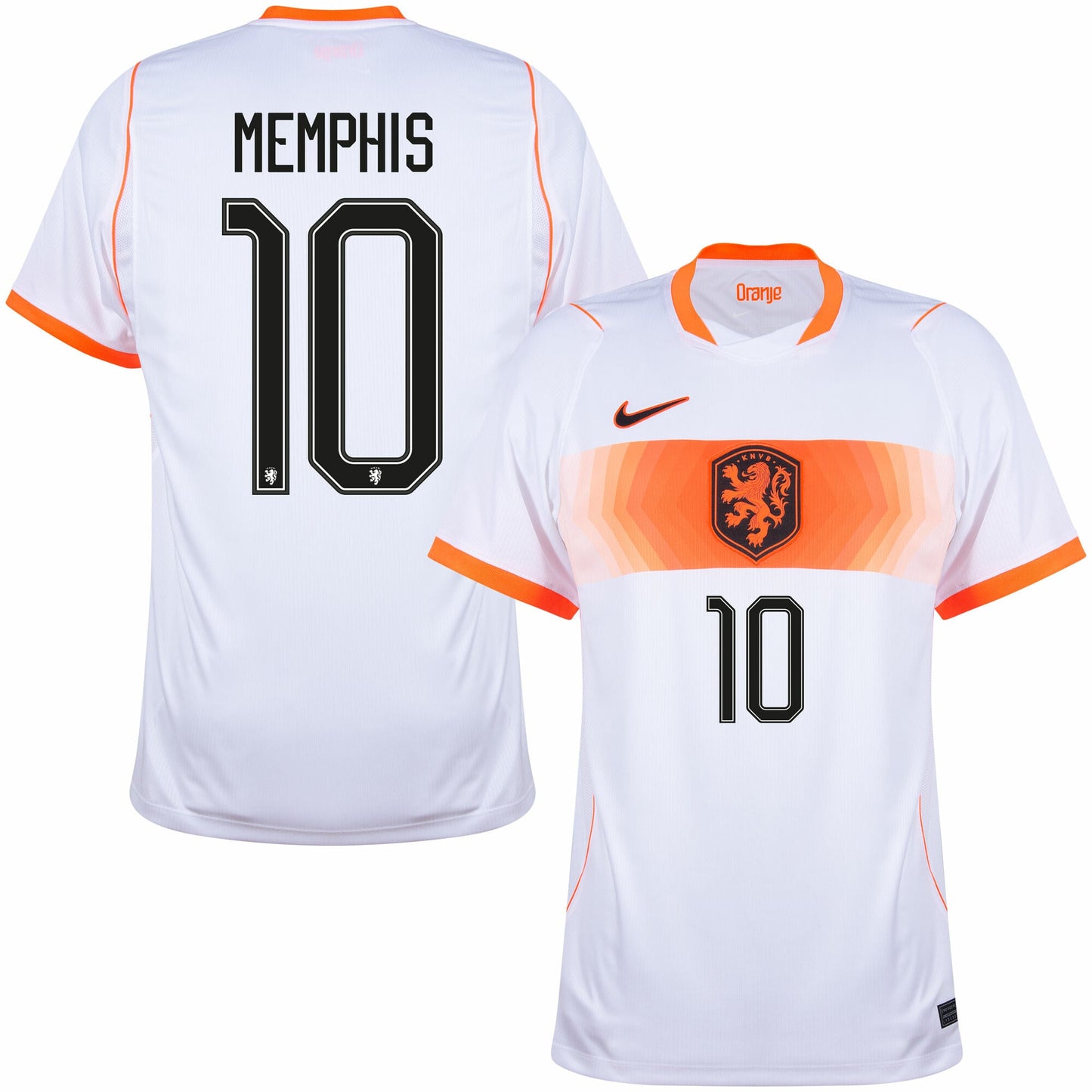 Holland Away Memphis 10 Fan Jersey 2026-2027 World Cup Go Jersey