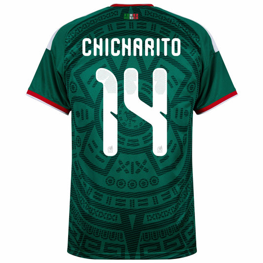 Mexico Home Fan Jersey Chicharito 14 Shirt 2026-2027 GoJersey