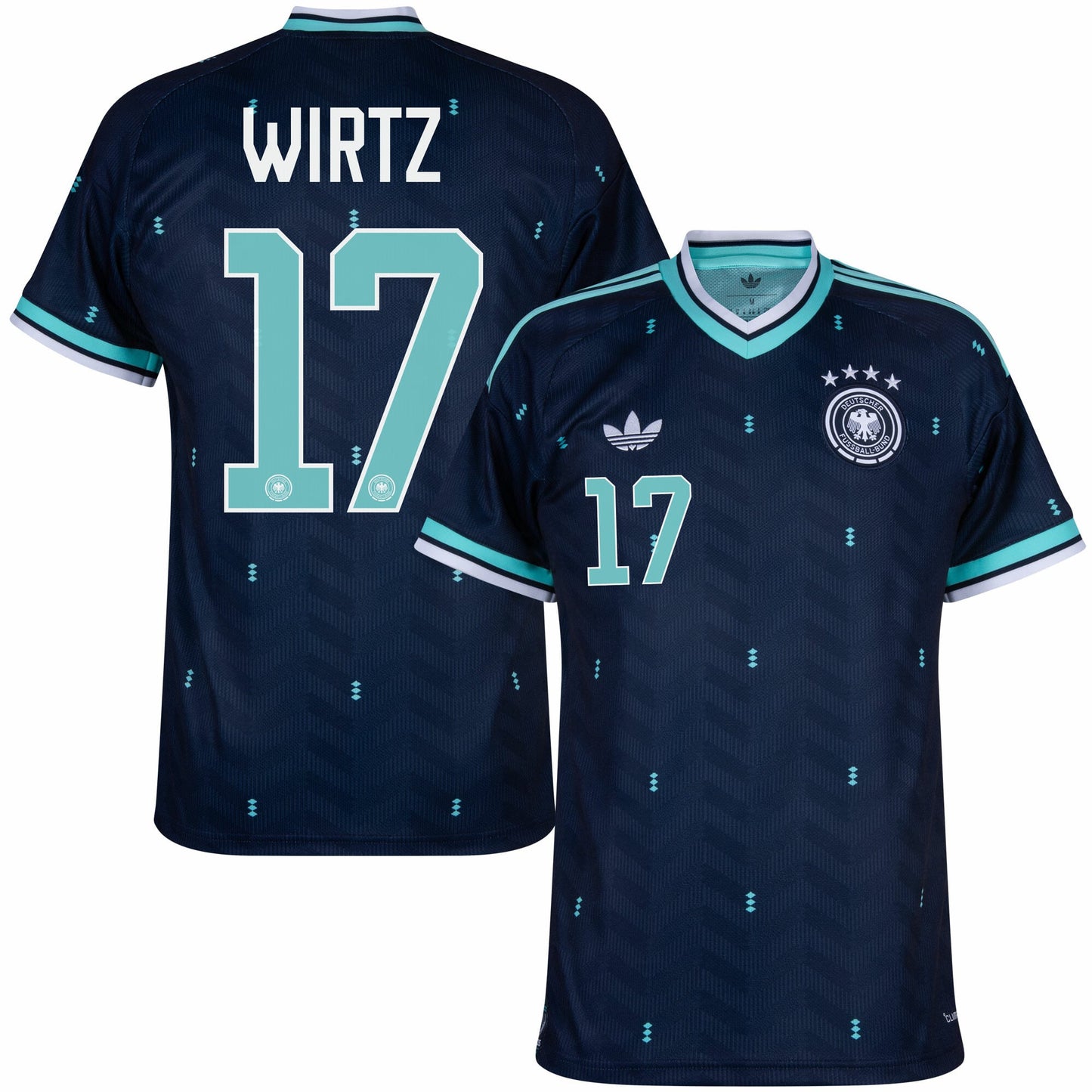 Germany Away Wirtz 17 Shirt 2026-2027 GoJersey